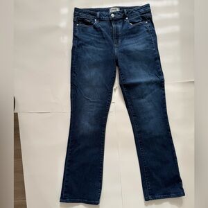 PAIGE Dark Blue boot cut Jeans